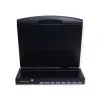 VALUE 26.99.0161 KVM-console met 8-poorts KVM-switch, USB, Duitse indeling, 19 inch
