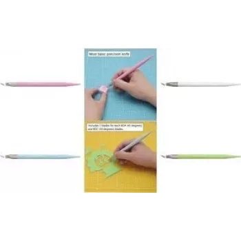 Universeelmes NT Cutter D-401P roze uitschuifbaar mes licht