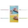 Universeelmes NT Cutter D-401P roze uitschuifbaar mes licht