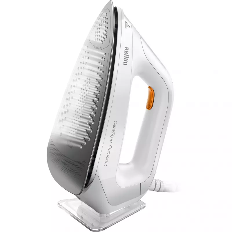 Braun CareStyle Compact IS 2132 WH stoomstrijkstation, 2400 W, 1,5 l, 400 g/min, EloxalPlus-zoolplaat, wit/oranje
