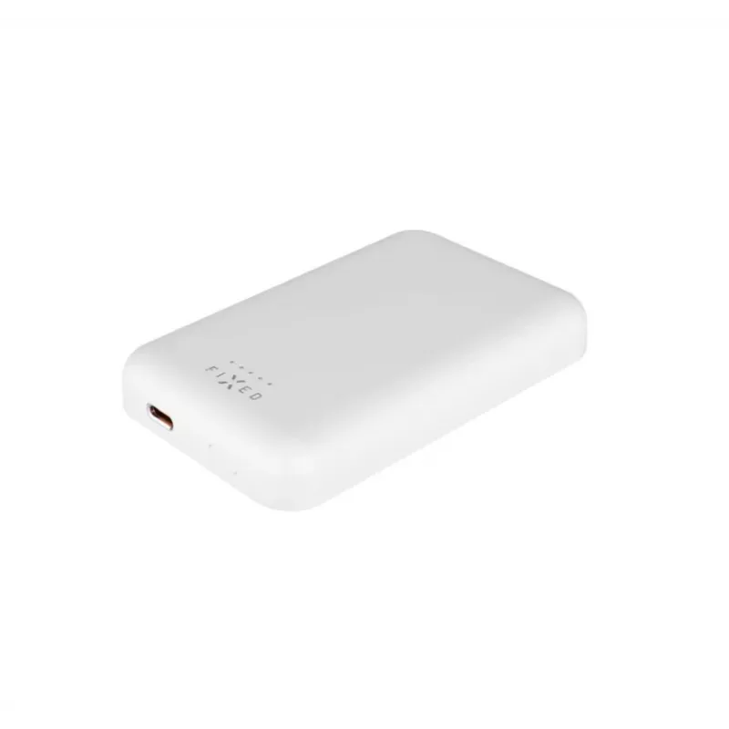 Draagbare powerbank FIXED FIXZENM-6-WH — 6000 mAh, USB-C-snelladen, wit