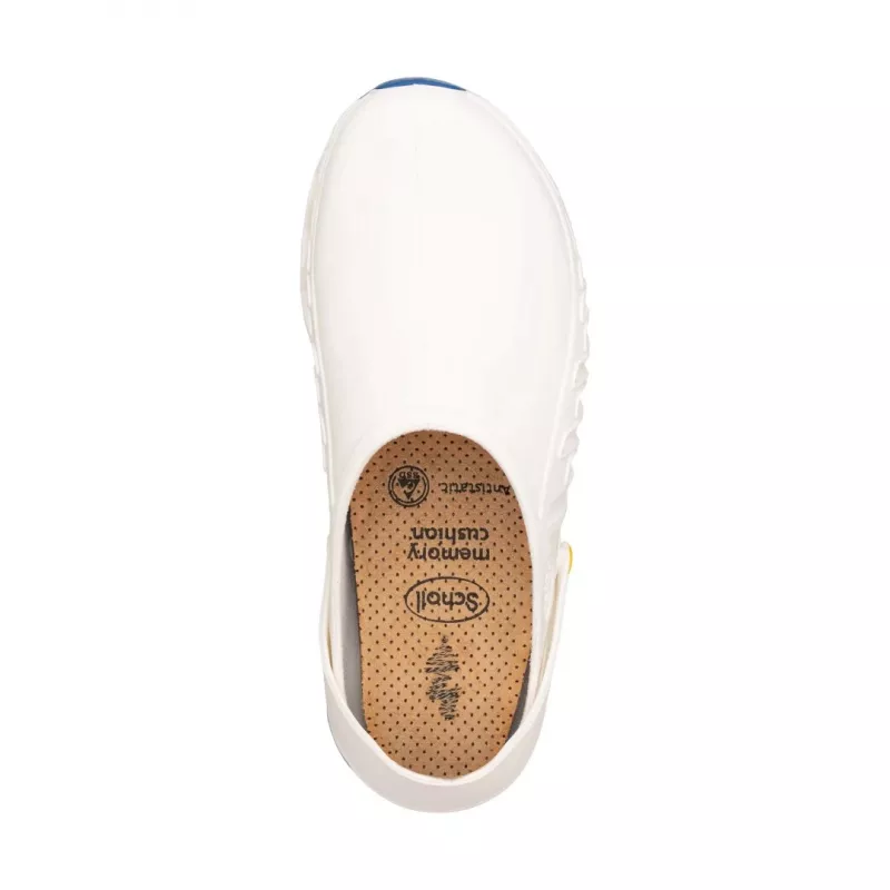 Clogs Mobilex Evoflex unisex wit EU 46 (UK 11) – synthetisch bovenmateriaal, microvezelvoering, hak 4 cm