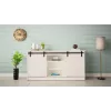 Dressoir 160x80x35 GRANERO wit/glanzend wit