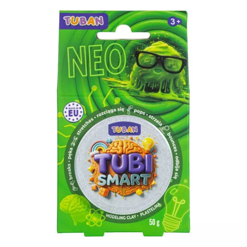 Modelleermassa TUBAN TUBI SMART NEO, groen, 50 g – kindermodelleermassa