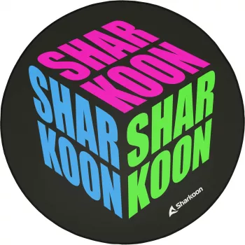 Stoelmat Sharkoon SKILLER SFM11 Cube blauw groen roze polyester 1200x1200x5mm
