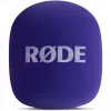 Microfoonhoes (paars) voor Rode Interview GO Lavalier-kit – accessoire popfilter/windkap