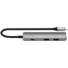 Satechi ST-P4SM interface hub USB Type-C 10000 Mbit/s grijs