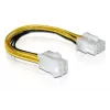 Kabel PCI Express Power 8pin EPS naar 4pin ATX/P4 DeLOCK 82405