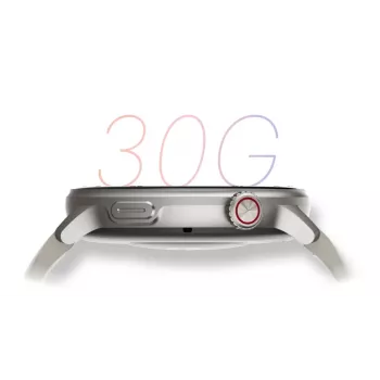Smartwatch Stelio Activ GPS 46 mm zilver STSWA101SR, GPS, 46 mm behuizing