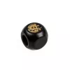 T-adapter 3x G¼ (3-weg) voor waterkoeling, BitsPower BP-CBTMB, carbon zwart finish
