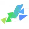 Driehoekige LED-paneellampen Nanoleaf NL47-0002TW-9PK — set met 9 RGB-wandpanelen, netvoeding, wit