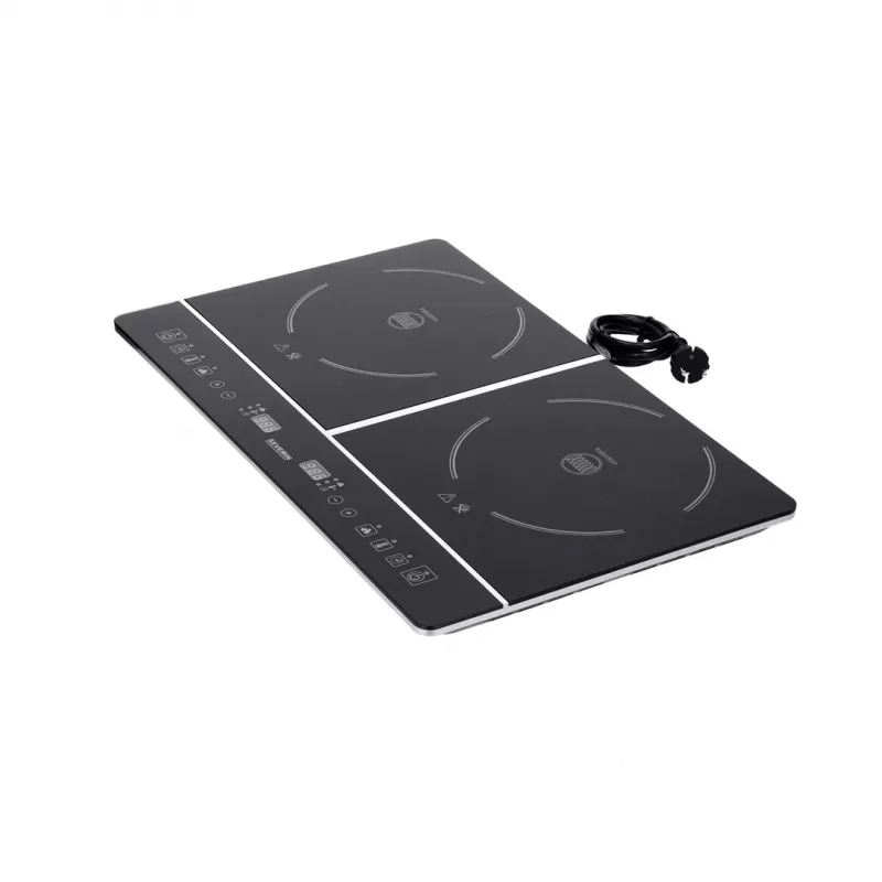 Severin DK 1031 kookplaat zwart tafelmodel zone-inductiekookplaat 2 kookzones