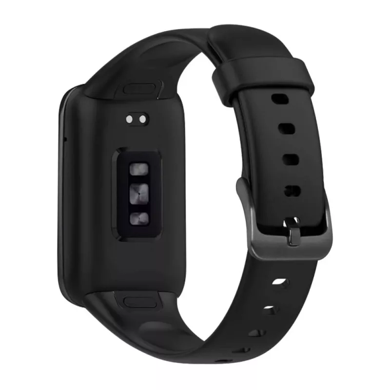 Siliconen band FIXED voor Xiaomi Mi Smart Band 7 Pro – zwart, verstelbaar, waterbestendig