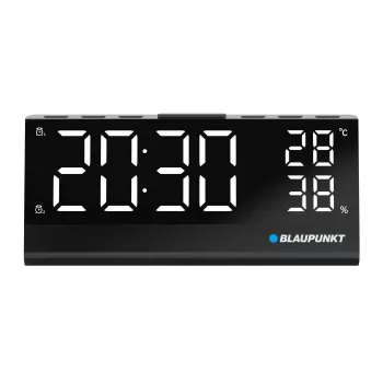 Wekker CR10ALU FM PLL met ingebouwde temperatuur- en luchtvochtigheidssensor
