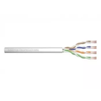 Netwerkkabel Digitus CAT 6A U/UTP Twisted-Pair-patchkabel los 100 m grijs