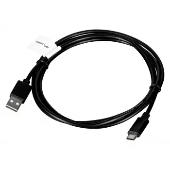 USB-A naar USB-C-kabel LANBERG CA-USBO-20CU-0018-BK — USB 2.0, 1,8 m, zwart
