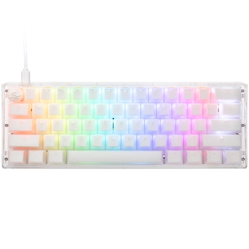 Ducky One 3 Aura White Mini toetsenbord Gaming USB QWERTY US International