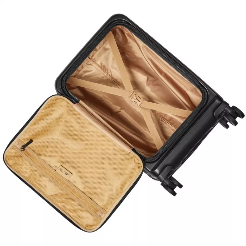 Koffer handbagage Rivacase 8180 Clark ECO – handbagage, harde schaal, zwart