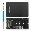 Adapter voor M.2 SSD | SATA NGFF naar SATA III | 2TB | supersnel 6Gb/s | zwart
