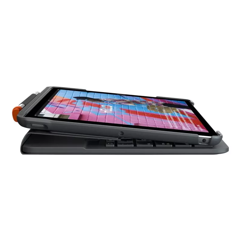 Logitech 920-011423 toetsenbord voor mobiele apparaten QWERTZ Duits Bluetooth grijs