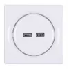 Fibaro Walli N stopcontact 2x USB wit