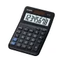Desktop basisrekenmachine CASIO MS-8F – 8-cijferig, batterij/zonne-energie, 26 toetsen, valuta- & belastingfuncties, winstberekening, zwart