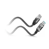 Techly ICOC U3A-RJ45-010 USB-A naar Gigabit Ethernet adapterkabel, 1 m, zwart/zilver