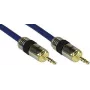 Audiokabel Kindermann PRO K-99956P, 3,5 mm mini-jackstekker stekker–stekker, 15 m