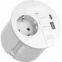 Stekkerdoos Bachmann Loop 938.303 met 1x CEE7/3 stopcontact en 1x USB A/C 22W