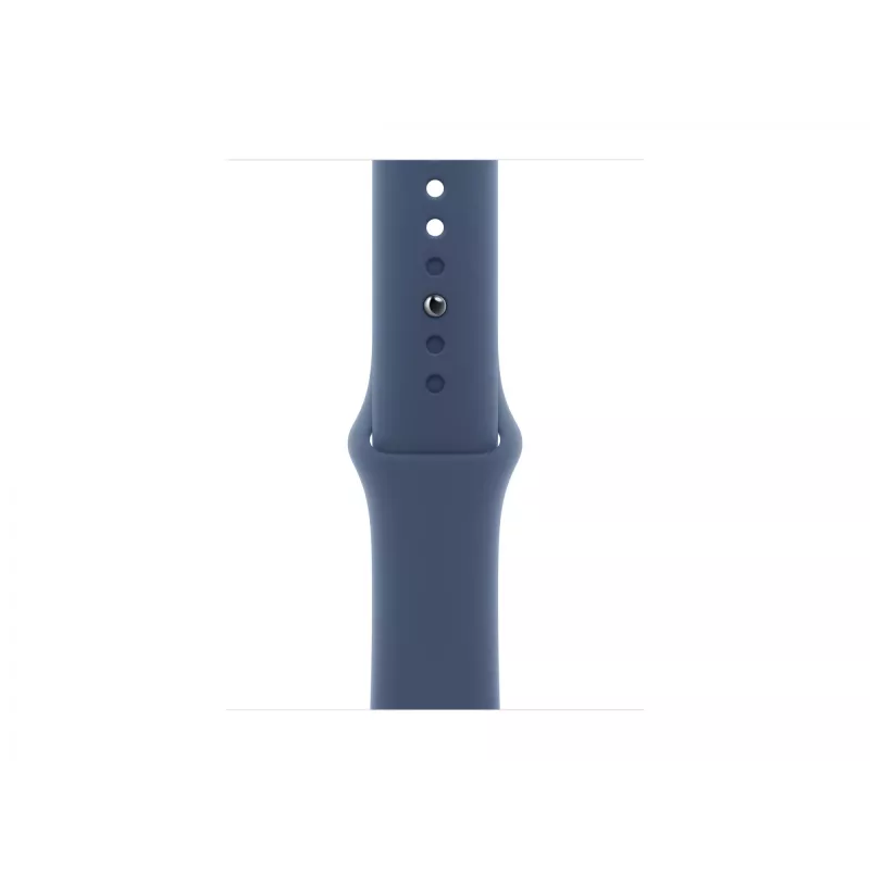 Apple Watch S10 aluminium Cellular 42mm zilver (sportband denim) S/M