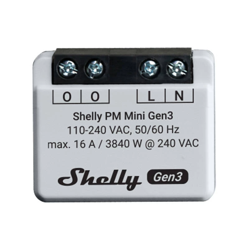 Shelly PM Mini Gen3 energiemeter (2 stuks)