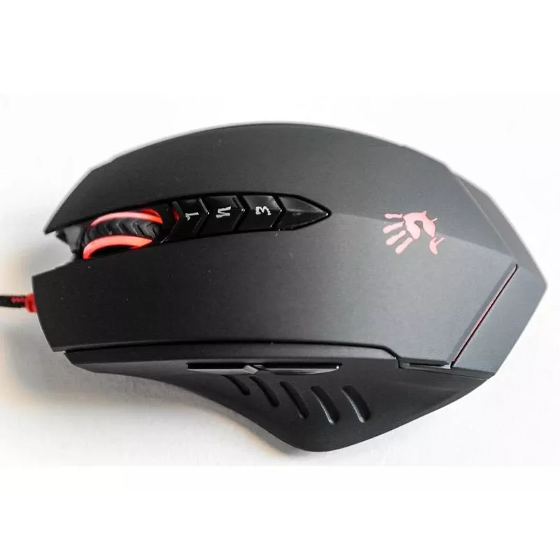 Gaming-muis A4Tech Bloody V8m — 3200 DPI, 8 knoppen, V-Track optisch, USB Type-A, zwart