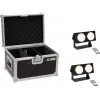LED lichtset EUROLITE CBB-2 COB WW 2x met case – 2 warmwitte COB-schijnwerpers, transportcase