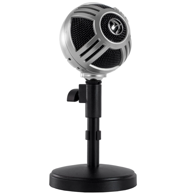 Arozzi Sfera desktopmicrofoon, USB - chroom