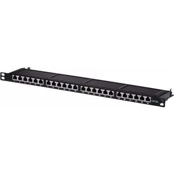 Patchpanel Helos 134334 0.5U Gigabit Ethernet grijs