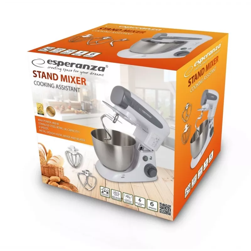 Esperanza EKM024 Cooking Assistant standmixer, 800 W, 4 l