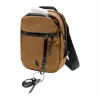 Reistas Tomtoc Aviator-T37 met schouderband, X-Pac-stof, bruin