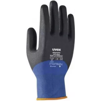 Uvex 60061 antraciet - blauw elastaan - polyamide (6006110)