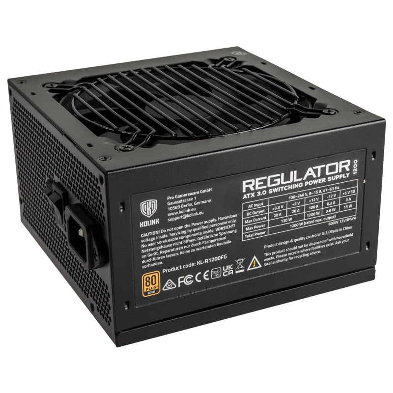 Voeding Kolink Regulator KL-R1200FG 1200W