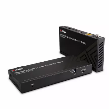 Lindy 150m Cat.6 HDMI 4K60, USB 2.0 & IR HDBaseT KVM-extender