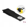 DeLOCK heavy-duty klittenband L 260 x B 38 mm zwart 5 stuks