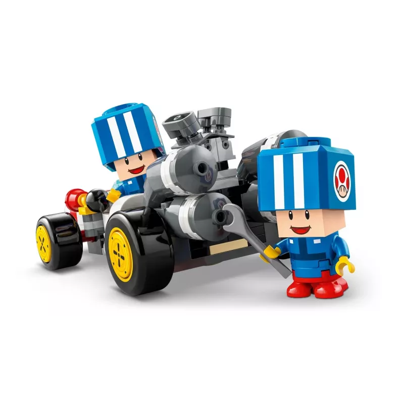 Constructiespeelgoed LEGO-set 72035 Super Mario Mario Kart Toads werkplaats, interactieve levels en figuren
