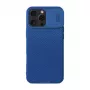 Hoesje Nillkin CamShield Pro voor iPhone 16 Pro Max, blauw, schuifbare cameraklep