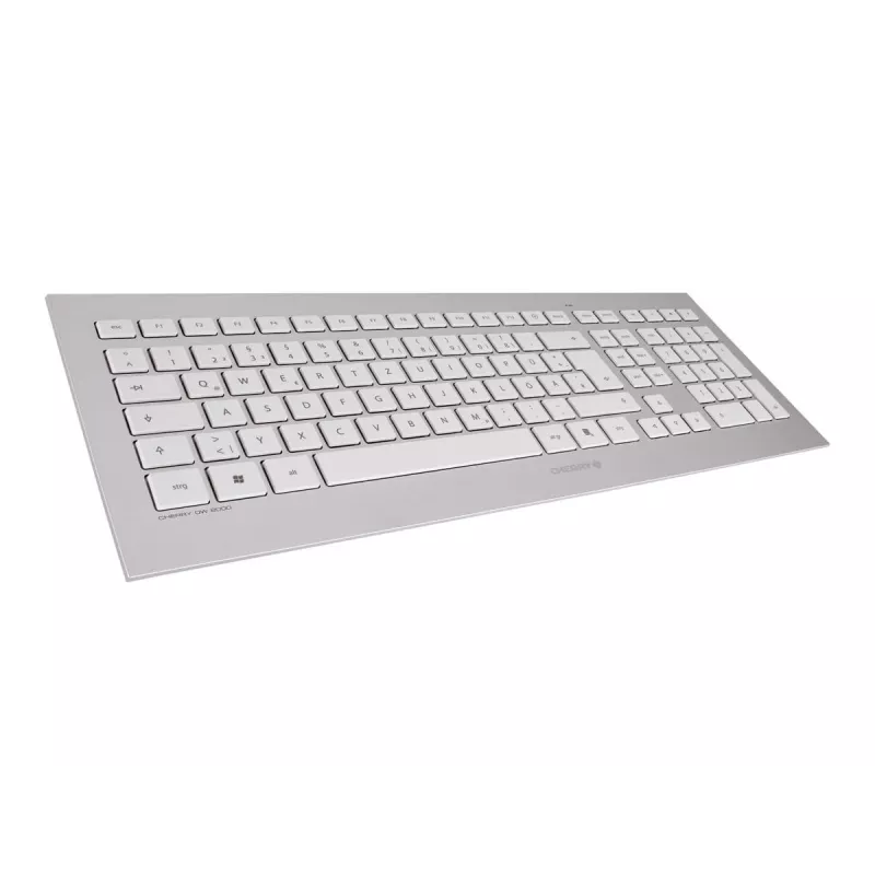 CHERRY DW 8000 toetsenbord muis inbegrepen kantoor RF draadloos Frans zilver, wit