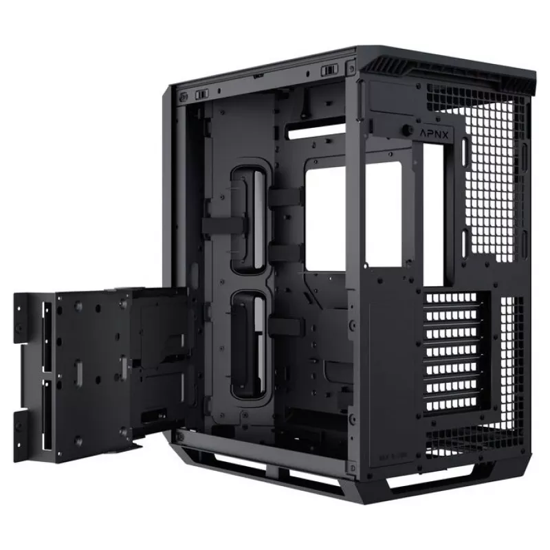 APNX V1-BK-v1 Midi Tower zwart