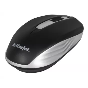 Draadloze muis ActiveJet AMY-313, RF-nano-ontvanger, optisch 1200 DPI, dubbelhandig, 3 knoppen, AA-batterij