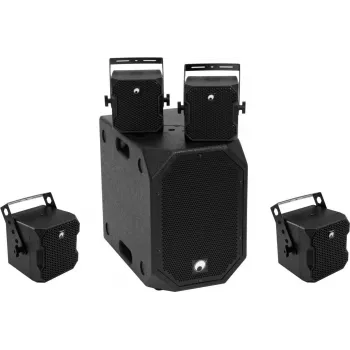 Actieve luidsprekerset Omnitronic BOB-10A met 4x BOB-4 (model 20000533)