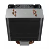 CPU-luchtkoeler SAVIO SAVGCOVORTEXX2ARGB met 4 heatpipes, 120-mm-ARGB-ventilator, zwart