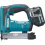 Accunietpistool DST221RTJ, 18 volt, elektrische nietpistool blauw/zwart, 2x lithium-ion-accu 5,0 Ah, in MAKPAC maat 2