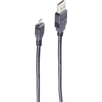 USB-kabel ShiverPeaks BASIC-S USB 2.0 Micro USB-A naar USB-B 1,8 m